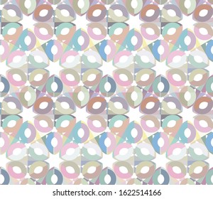 Seamless vector pattern. Background texture in geometric ornamental style.