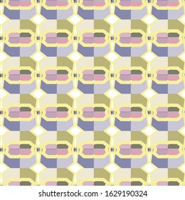 Seamless vector pattern. Background texture in geometric ornamental style.