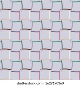 Seamless vector pattern. Background texture in geometric ornamental style.