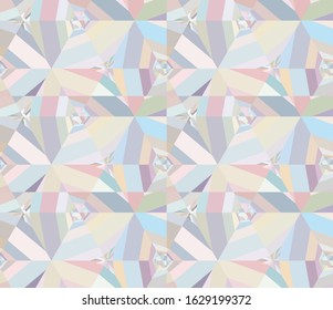 Seamless vector pattern. Background texture in geometric ornamental style.