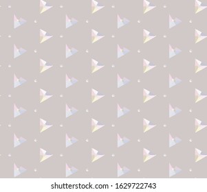 Seamless vector pattern. Background texture in geometric ornamental style.