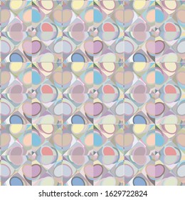 Seamless vector pattern. Background texture in geometric ornamental style.