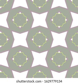 Seamless vector pattern. Background texture in geometric ornamental style.