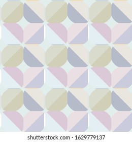 Seamless vector pattern. Background texture in geometric ornamental style.