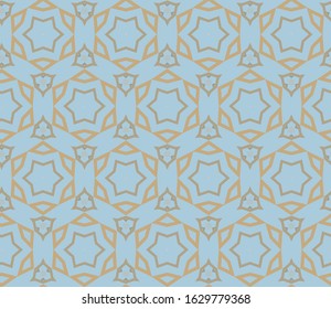 Seamless vector pattern. Background texture in geometric ornamental style.