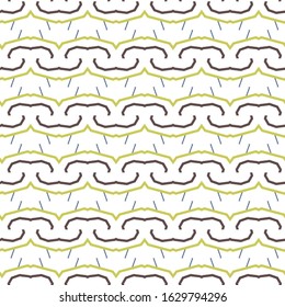 Seamless vector pattern. Background texture in geometric ornamental style.