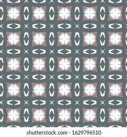 Seamless vector pattern. Background texture in geometric ornamental style.