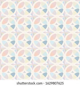 Seamless vector pattern. Background texture in geometric ornamental style.
