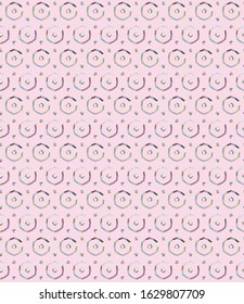 Seamless vector pattern. Background texture in geometric ornamental style.
