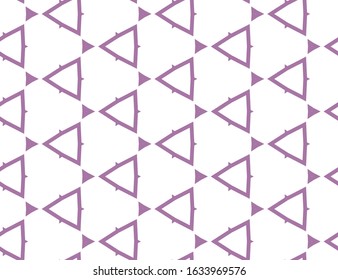 Seamless vector pattern. Background texture in geometric ornamental style.