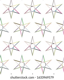 Seamless vector pattern. Background texture in geometric ornamental style.