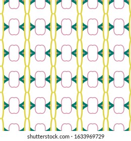 Seamless vector pattern. Background texture in geometric ornamental style.