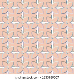 Seamless vector pattern. Background texture in geometric ornamental style.