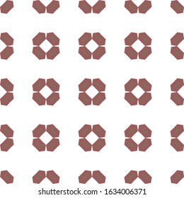 Seamless vector pattern. Background texture in geometric ornamental style.