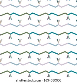 Seamless vector pattern. Background texture in geometric ornamental style.