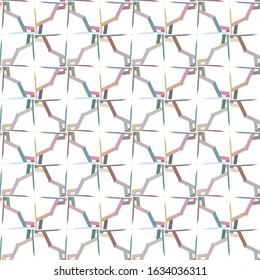 Seamless vector pattern. Background texture in geometric ornamental style.