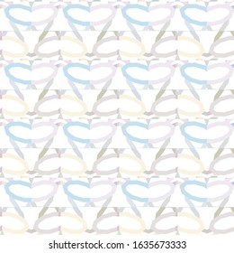 Seamless vector pattern. Background texture in geometric ornamental style.