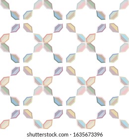 Seamless vector pattern. Background texture in geometric ornamental style.