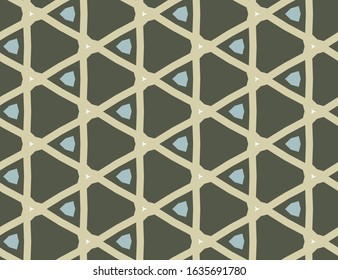 Seamless vector pattern. Background texture in geometric ornamental style.