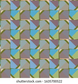 Seamless vector pattern. Background texture in geometric ornamental style.