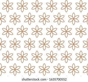 Seamless vector pattern. Background texture in geometric ornamental style.