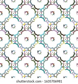 Seamless vector pattern. Background texture in geometric ornamental style.