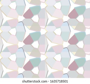 Seamless vector pattern. Background texture in geometric ornamental style.