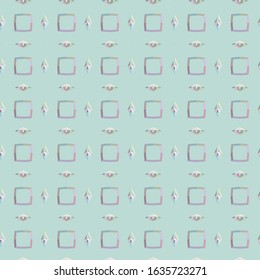 Seamless vector pattern. Background texture in geometric ornamental style.