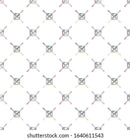 Seamless vector pattern. Background texture in geometric ornamental style.