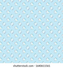 Seamless vector pattern. Background texture in geometric ornamental style.