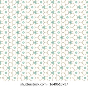 Seamless vector pattern. Background texture in geometric ornamental style.