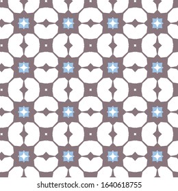 Seamless vector pattern. Background texture in geometric ornamental style.