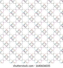 Seamless vector pattern. Background texture in geometric ornamental style.