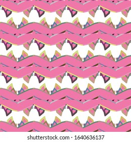 Seamless vector pattern. Background texture in geometric ornamental style.