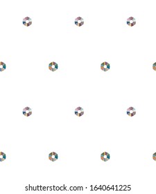 Seamless vector pattern. Background texture in geometric ornamental style.