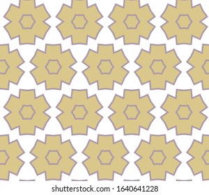 Seamless vector pattern. Background texture in geometric ornamental style.