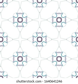 Seamless vector pattern. Background texture in geometric ornamental style.