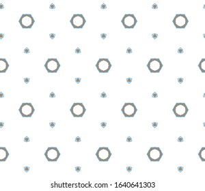 Seamless vector pattern. Background texture in geometric ornamental style.