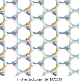 Seamless vector pattern. Background texture in geometric ornamental style.