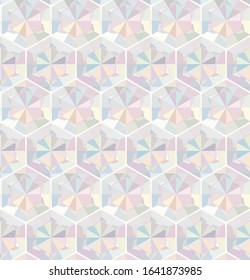 Seamless vector pattern. Background texture in geometric ornamental style.