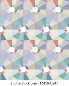 Seamless vector pattern. Background texture in geometric ornamental style.