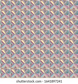 Seamless vector pattern. Background texture in geometric ornamental style.