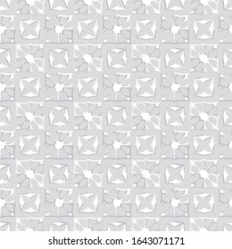 Seamless vector pattern. Background texture in geometric ornamental style.