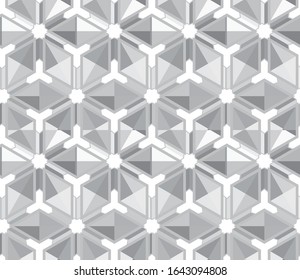 Seamless vector pattern. Background texture in geometric ornamental style.