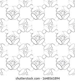 Seamless vector pattern. Background texture in geometric ornamental style.