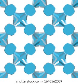 Seamless vector pattern. Background texture in geometric ornamental style.