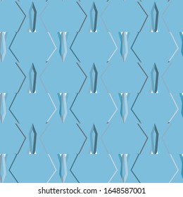 Seamless vector pattern. Background texture in geometric ornamental style.