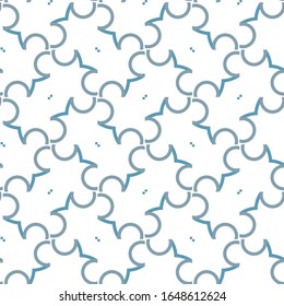 Seamless vector pattern. Background texture in geometric ornamental style.