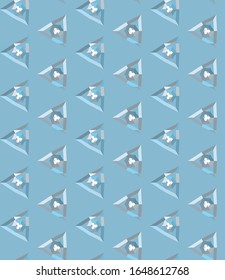 Seamless vector pattern. Background texture in geometric ornamental style.