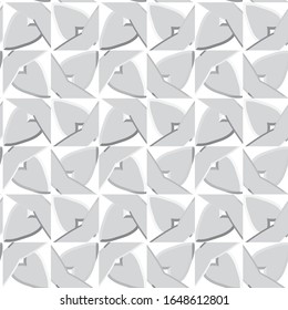 Seamless vector pattern. Background texture in geometric ornamental style.